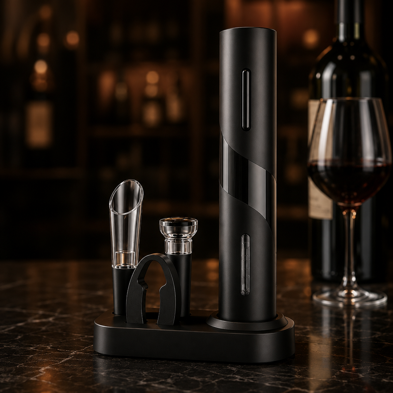 Electric Wine Opener Set — Bordeaux Reserve