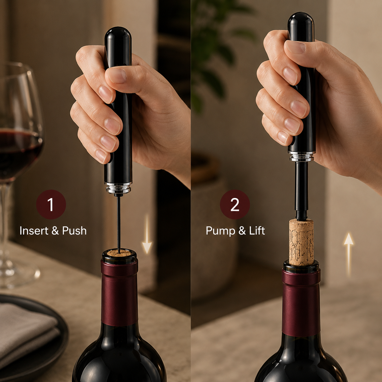 Air Pressure Wine Opener — Verona Reserve