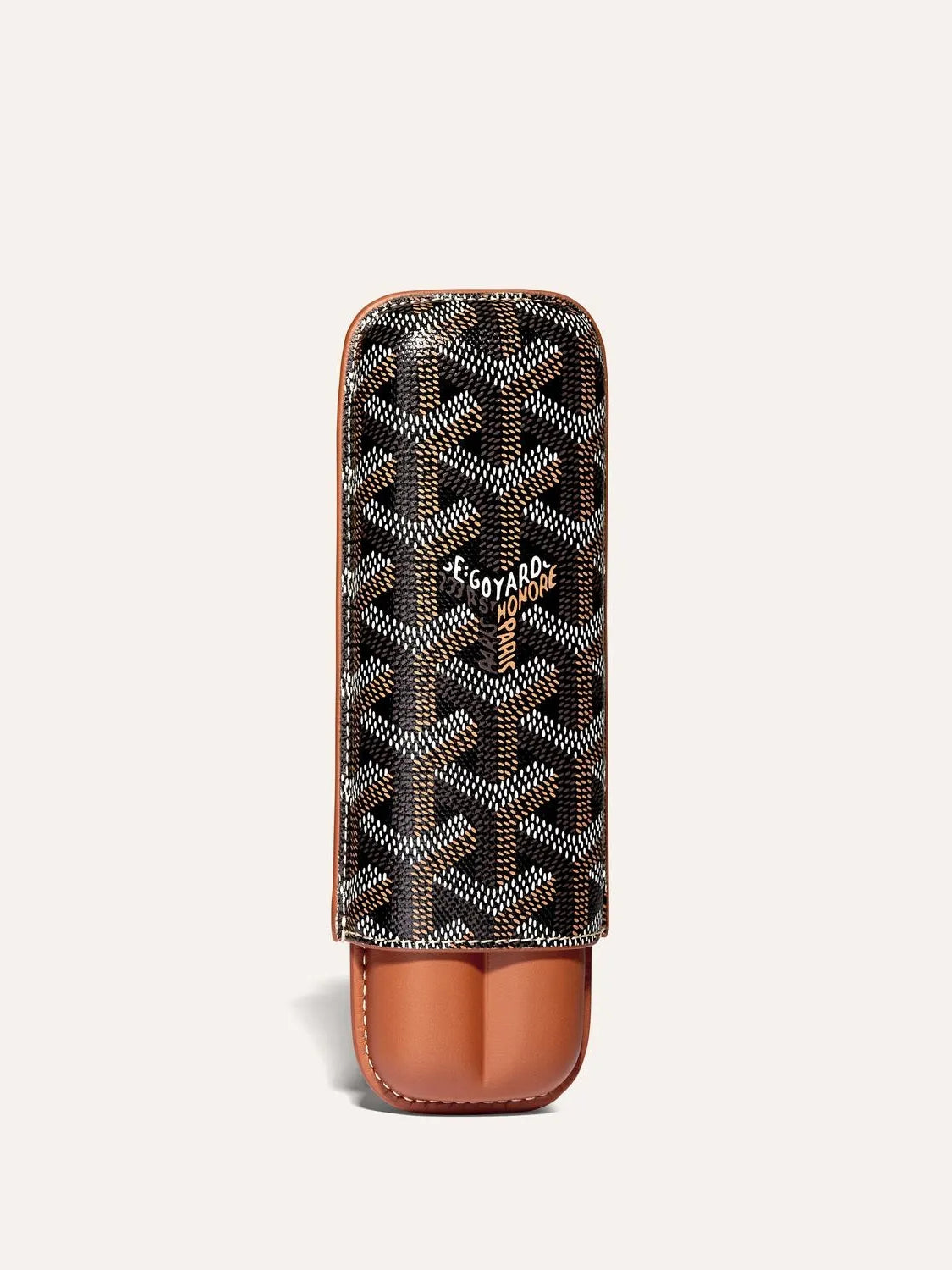 Two-Cigar Hard-Shell Leather Travel Case — Marais Reserve