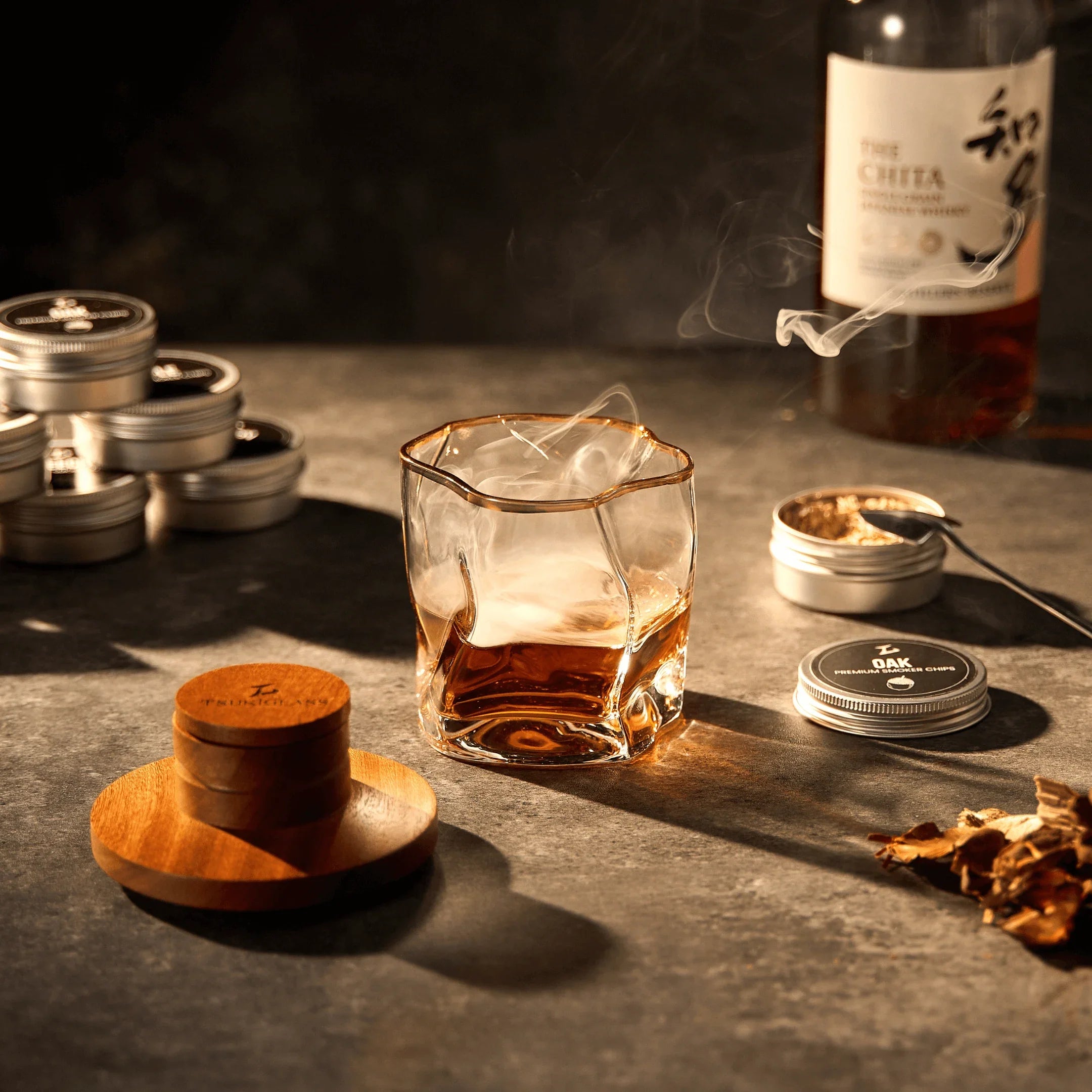 Whisky & Cocktail Smoker Kit with Torch — Tsuki Reserve