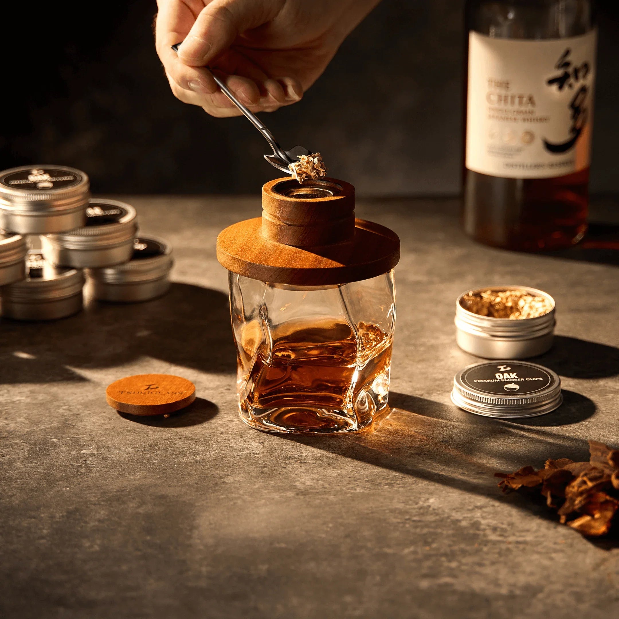Whisky & Cocktail Smoker Kit with Torch — Tsuki Reserve