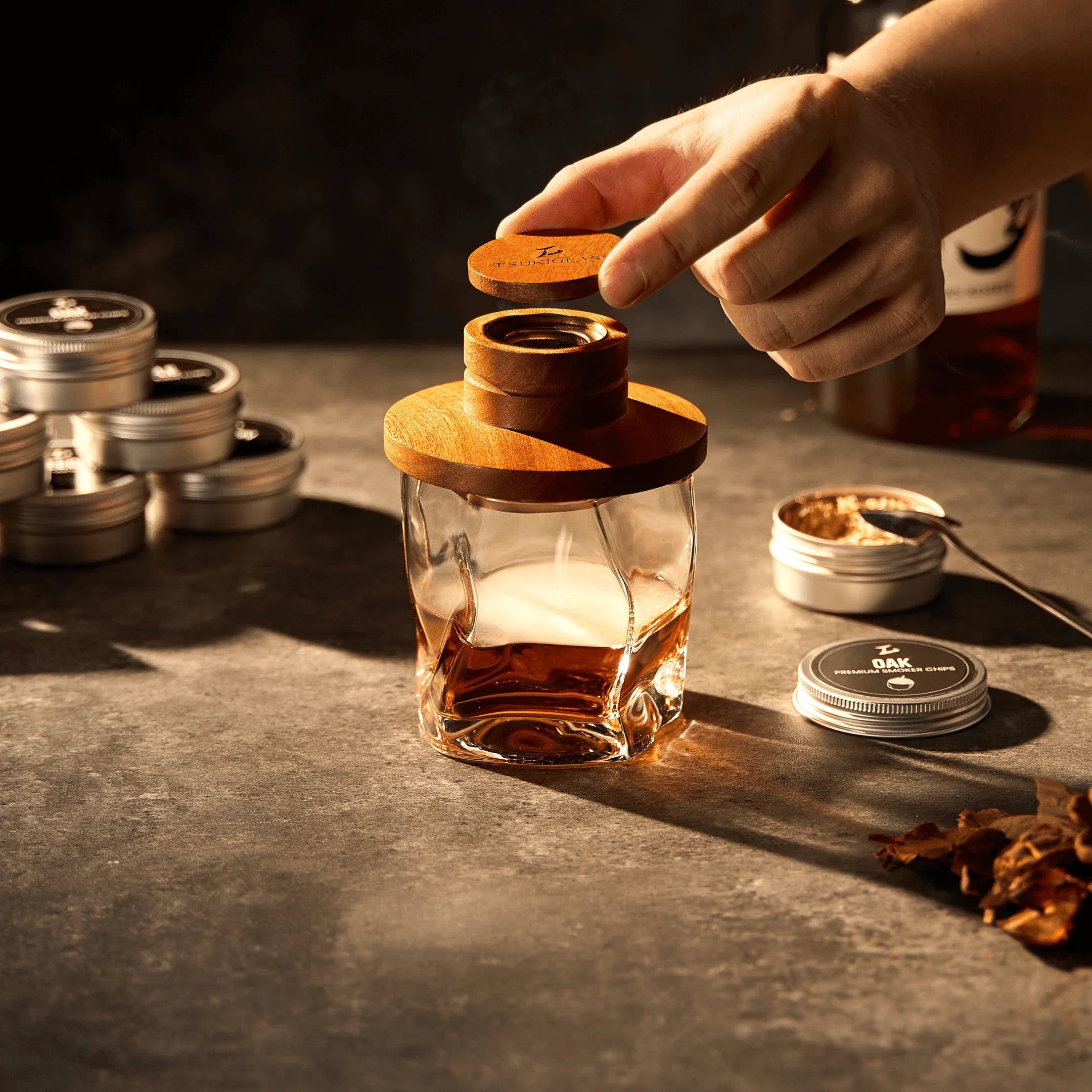 Whisky & Cocktail Smoker Kit with Torch — Tsuki Reserve