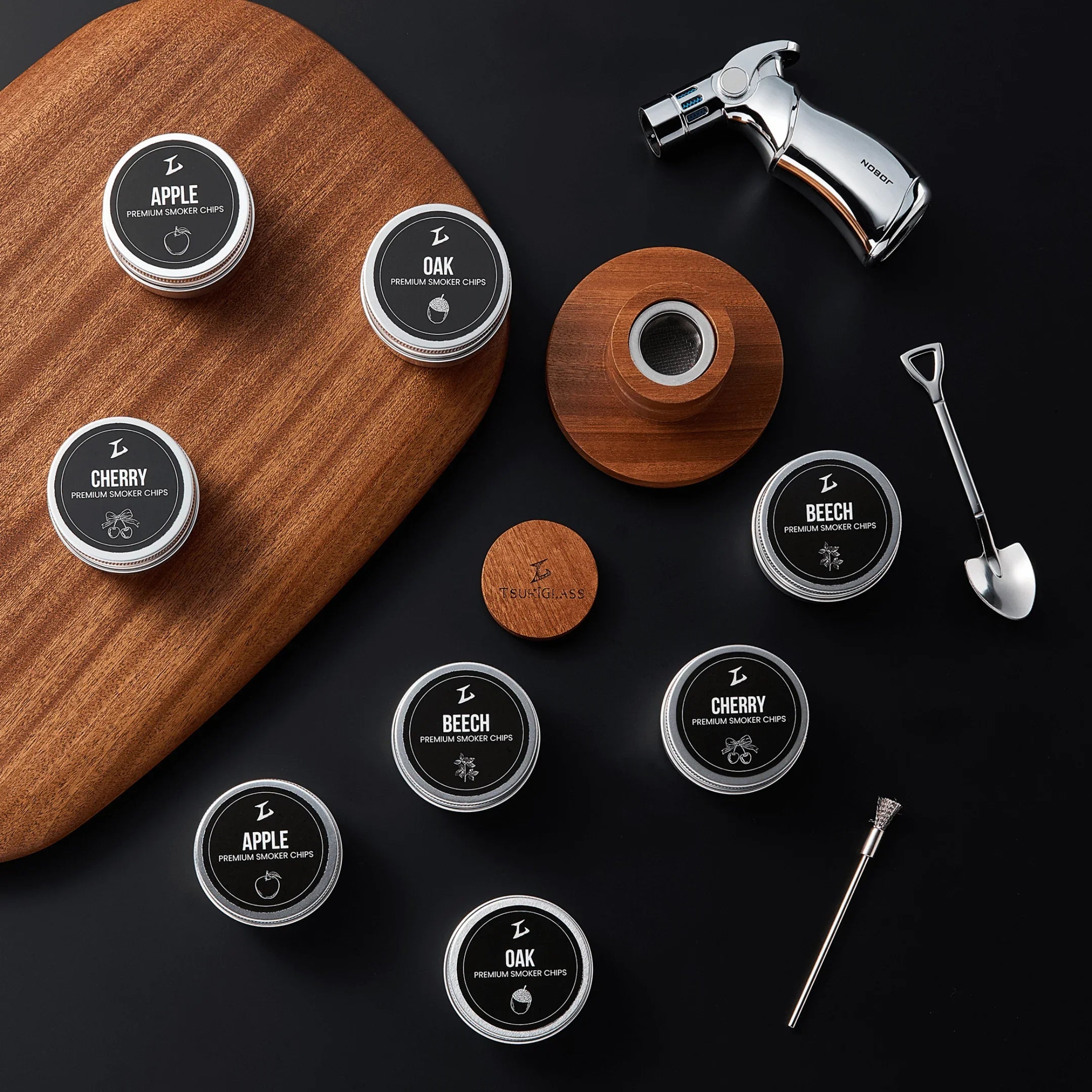 Whisky & Cocktail Smoker Kit with Torch — Tsuki Reserve