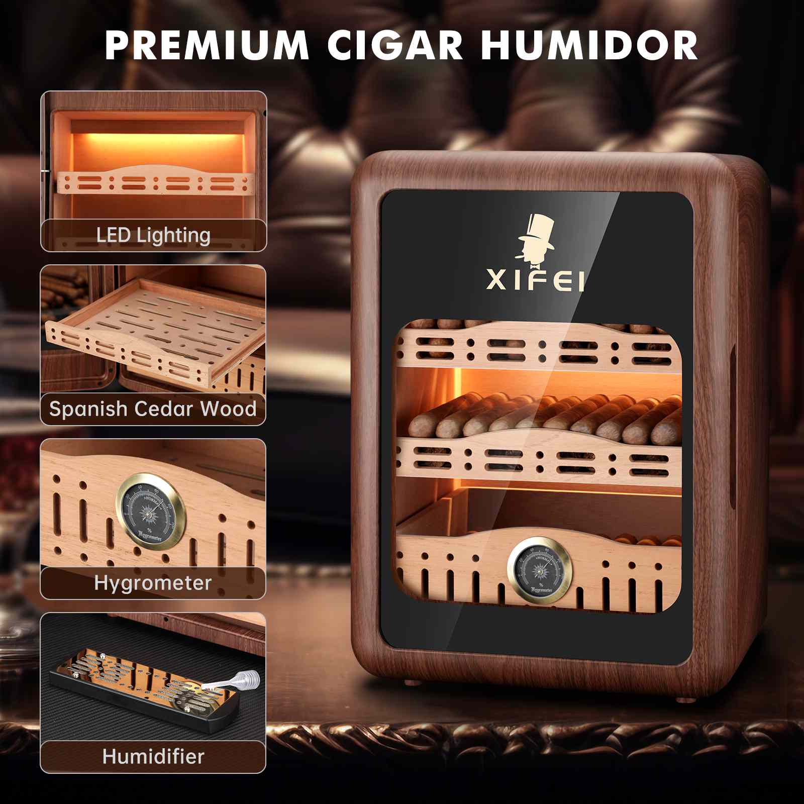 Desktop Humidor — 150 Count