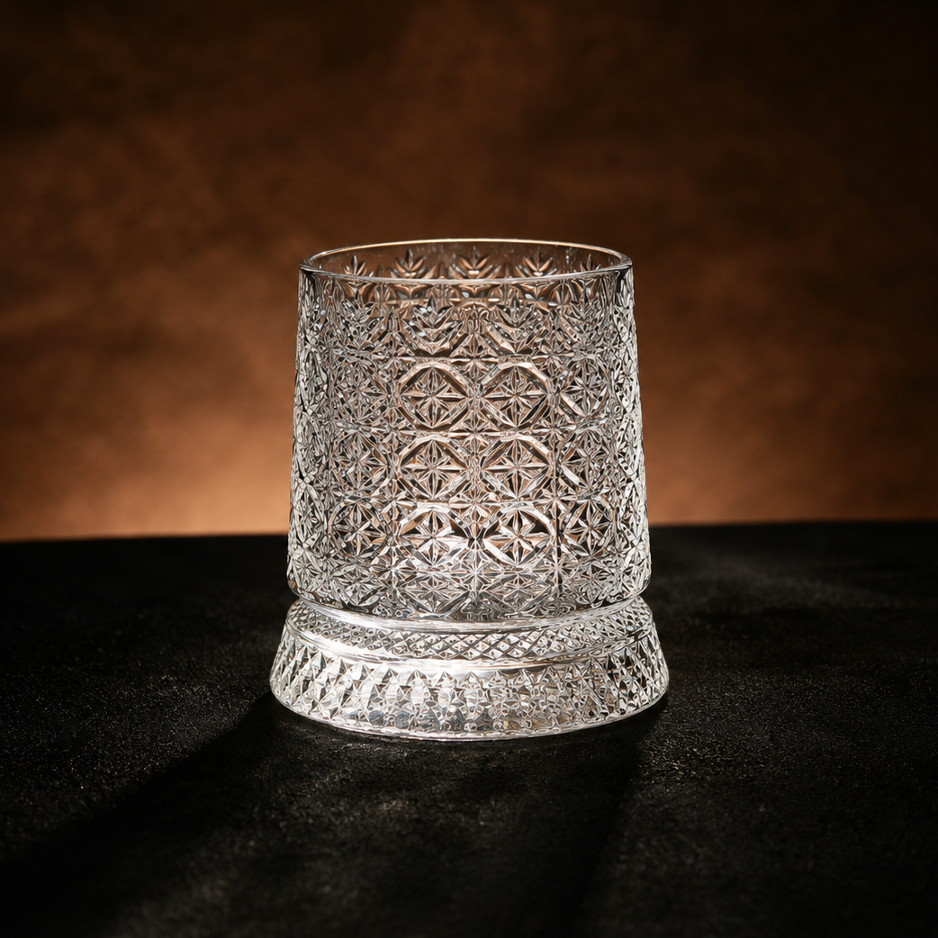 360° Spinning Crystal Whisky Glass — Astra Reserve