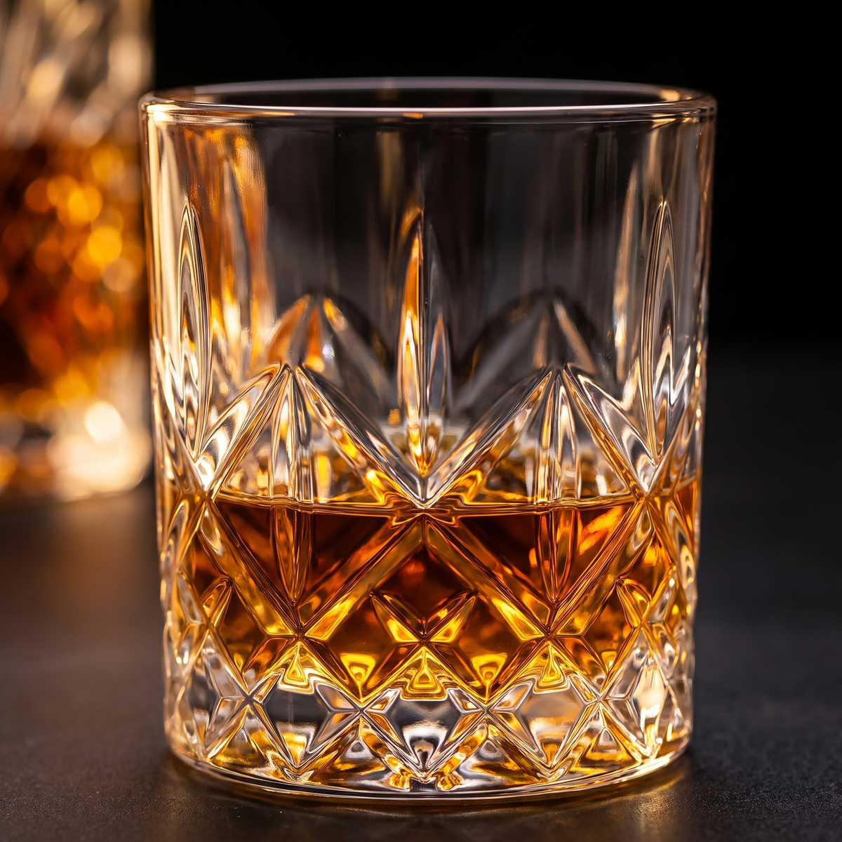 Prague Reserve — Classic Cut tumbler detail
