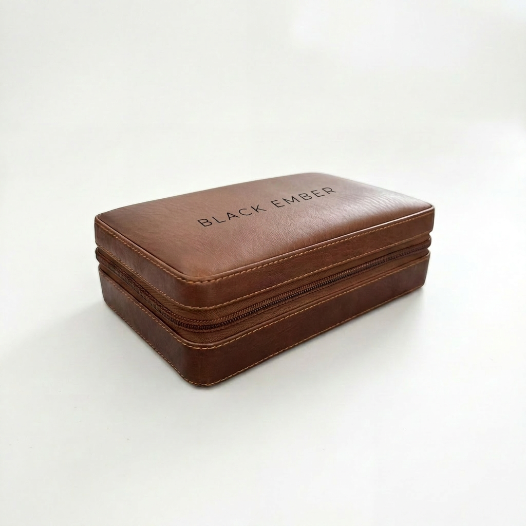 Cedar-Lined Travel Cigar Humidor — Heritage Reserve
