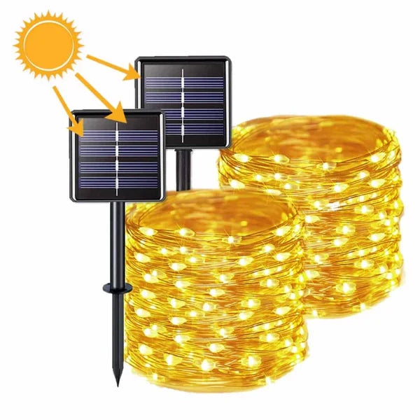 Pisca Pisca Solar de Jardim Impermeável | SparkGlow