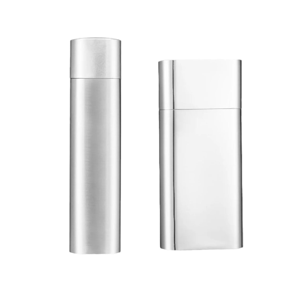 Stainless Hip Flask & Cigar Tube Gift Set — Wayfarer Reserve