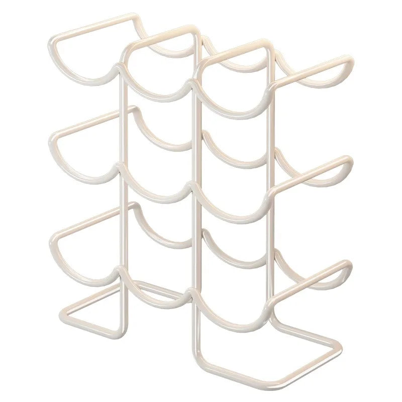 Tiered Wine Bottle & Glass Rack — Cellar Reserve