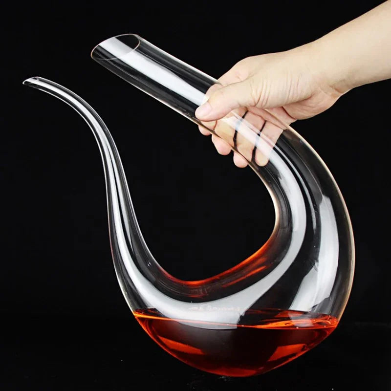 1.5 L Hand-Blown Crystal Wine Decanter — Loire Reserve