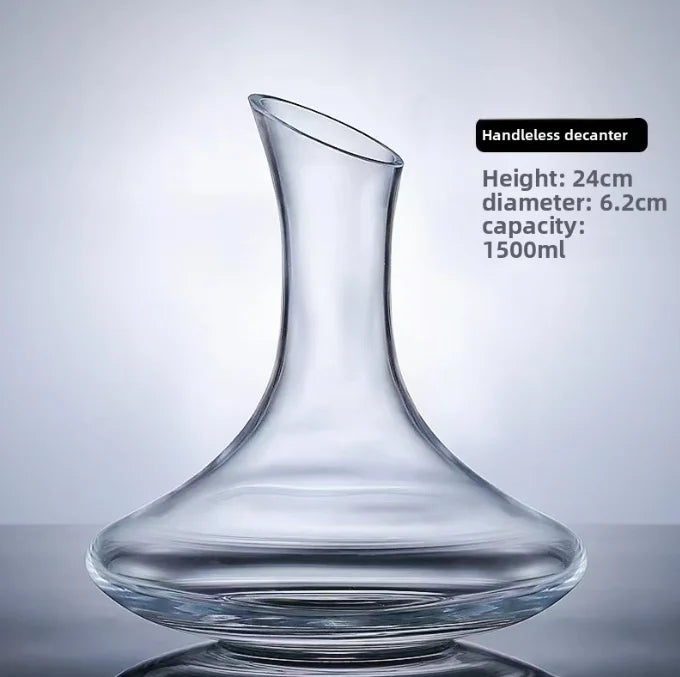 1.5 L Hand-Blown Crystal Wine Decanter — Loire Reserve