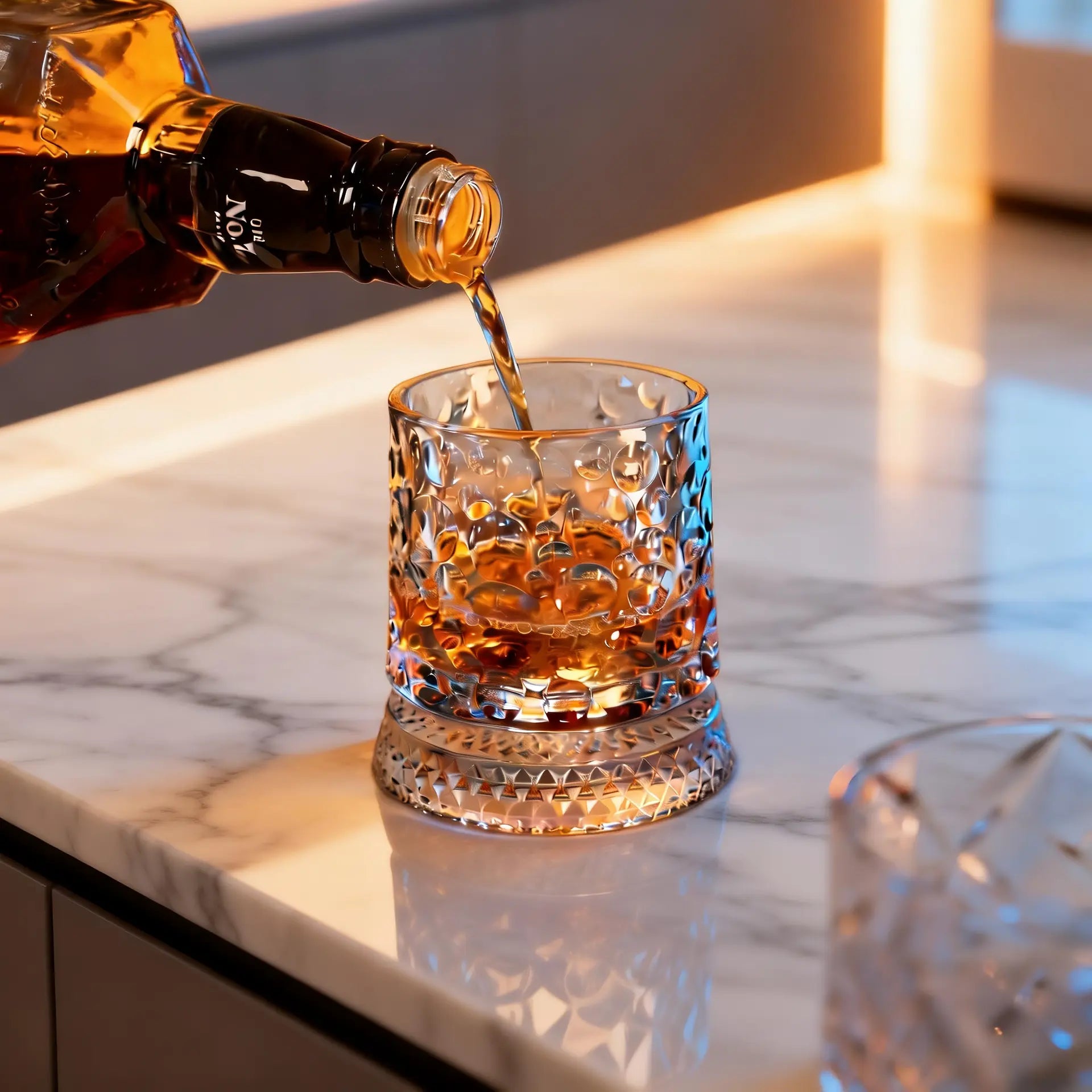 360° Spinning Crystal Whisky Glass — Astra Reserve