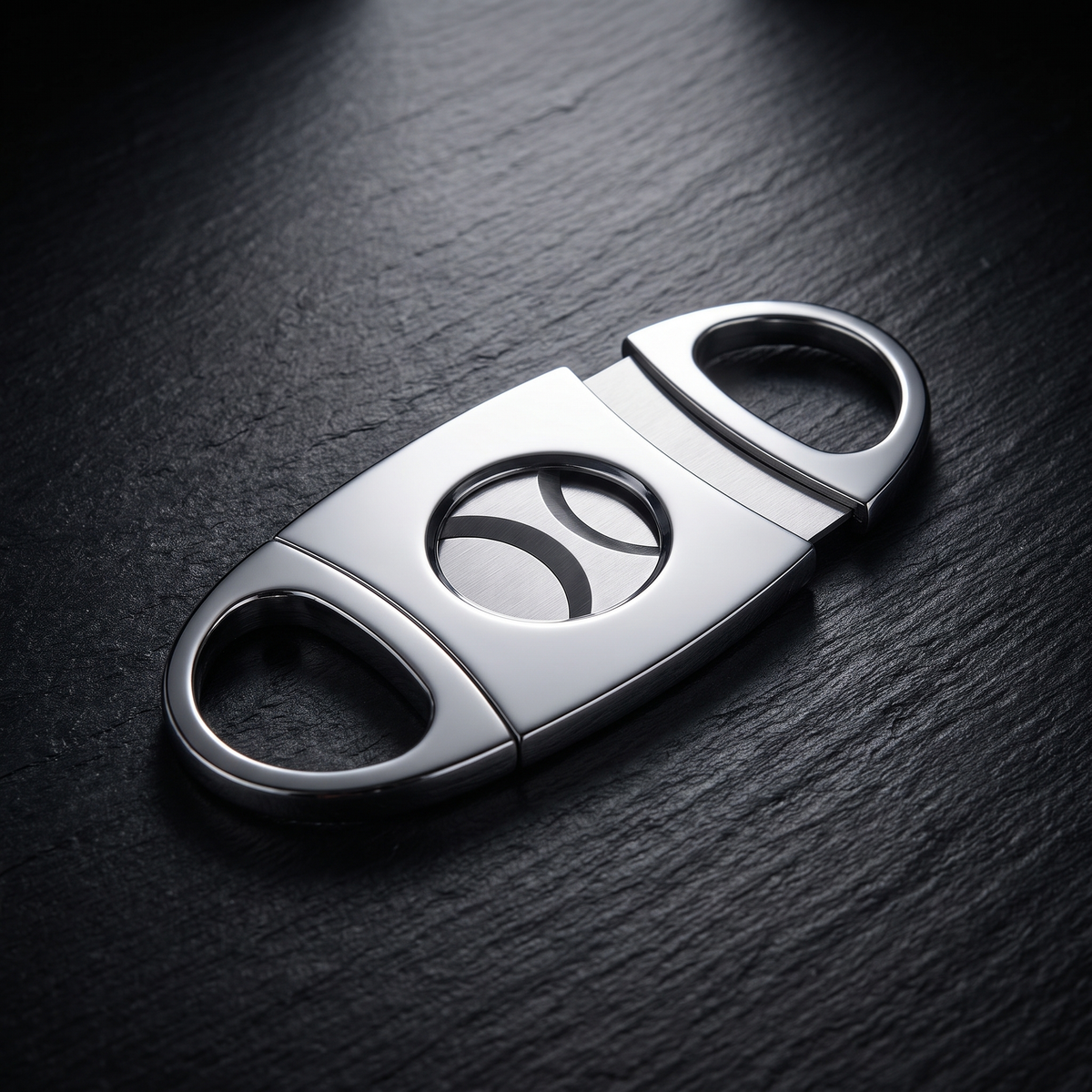 Monaco Reserve — Silver twin-blade cigar cutter