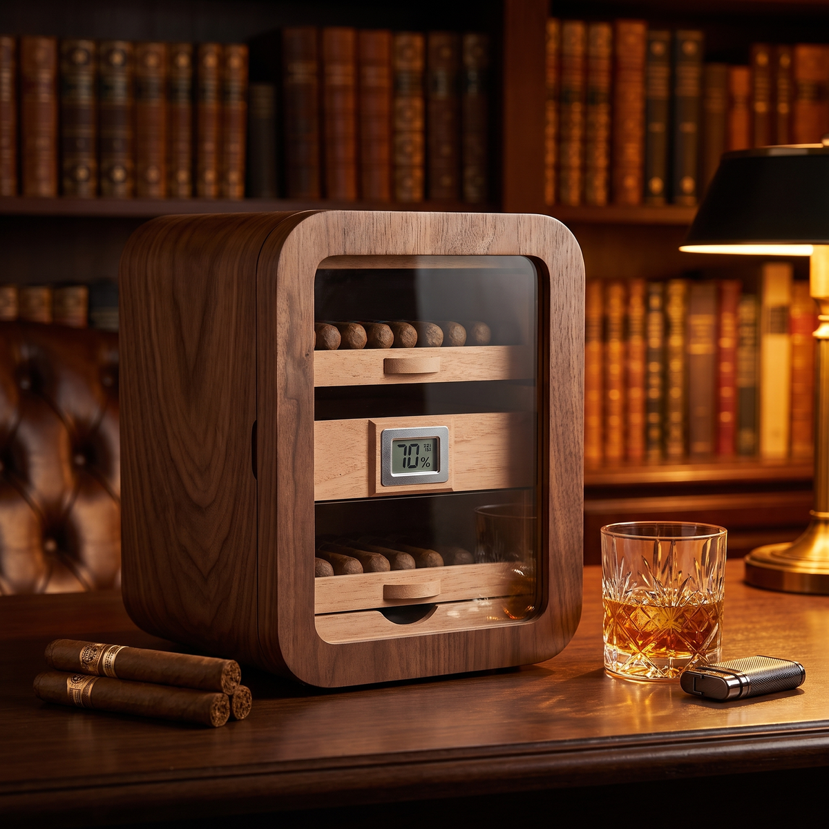 Vitrine Reserve — Brown, in a home study