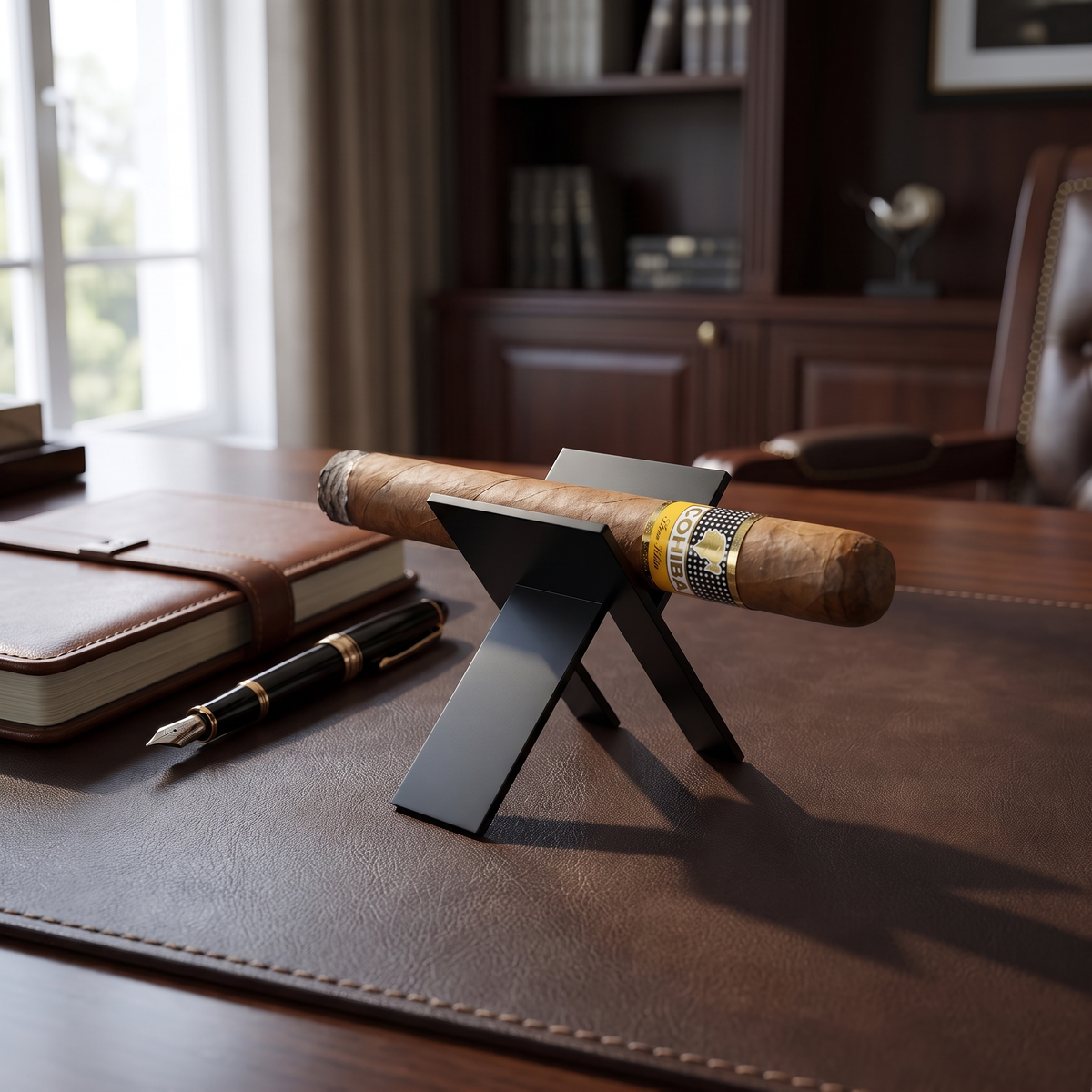 Voyager Reserve — Black, desk lifestyle